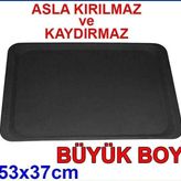 BÜYÜK BOY KIRILMAZ KAYDIRMAZ 53cm SERVİS TEPSİSİ