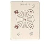 Büyük Boy Silikon Hamur Açma Matı, Krem Rengi, 50x70 cm, Yapışmaz ve Kaymaz Yüzey - 550 Gram
