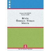 Büyük Özbekçe - Türkçe Sözlük