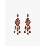 Büyük Sallantılı Hasır Küpe - Koton X Melis Ağazat