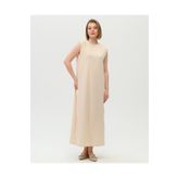 Bwest Defile İçlik Sade Basic Kolsuz Elbise - 06041.023 - Krem