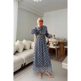 Bwest Elbise - Mavi - 44