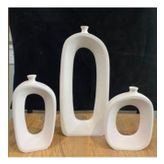 BY ARİ ÜÇLÜ OVAL VAZO SET VZ258-1