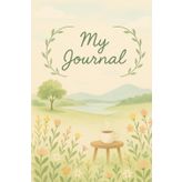By Cha – Lined Journal: One page at a time, one day at peace.