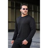 BY İMPALA MODA SALAŞ OVERSİZE YIPRATMALI KISA BEL KAZAK