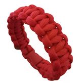 By Paracord Bileklik Kadın Kırmızı 2
