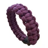 By Paracord Bileklik Kadın Mürdüm 1