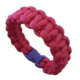 By Paracord Bileklik Kadın Pembe 1