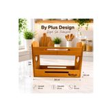 BY Plus Design bambu banyo mutfak organizatör