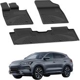 BYD Seal U DM-I 2024-2025 ile Uyumlu 4.5D Araç Paspası | Araç Özel Havuzlu Oto Paspası | Tam Uyum Yüksek Kenarlı Siyah Paspas