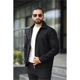 BYzıt Erkek Oversize Kısa Kaşe Kaban Ceket