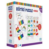 Ca Games CA.5029 Eğitici Puzzle 60 Parça Neşeli Renkler