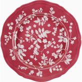 Cabana x Ginori 1735 Çiçek Desenli, Italyan Tasarımı Porselen Yemek Tabağı - Kırmızı
