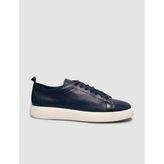 Cabani Erkek Minimal Laci Deri Sneaker - Lacivert
