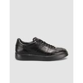 Cabani Rivavin %100 Deri Bağıcıklı Siyah Erkek Sneaker
