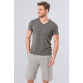 Cacharel 1332 Antrasit Erkek T-shirt