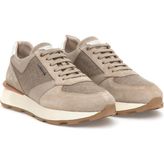 Cacharel Beige %100 Leather Sneakers - Bej