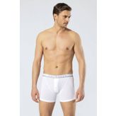 Cacharel Erkek Dugmeli Boxer Beyaz