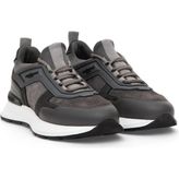 Cacharel Grey %100 Leather Sneakers - Gri