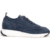 Cacharel Indigo Eva Sole %100 Leather Sneakers - İndigo