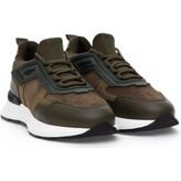 Cacharel Khaki %100 Leather Sneakers
