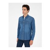 Cacharel Mavi Regular Fit Jean Gömlek 50289346-VR036