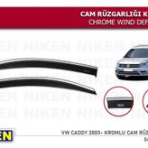 Caddy 2li Kromlu Cam Rüzgarlığı Niken