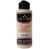 Cadence 0355 Bej 120 ml Akrilik Boya