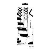Cadence 10x20 cm MU-15 Mix Media Stencil