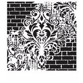 Cadence GCS-002 Grunge 45x45 cm Stencil Şablon