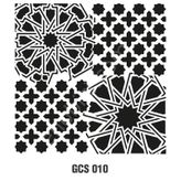 Cadence GCS-010 45x45 Grunge Duvar Stencil