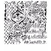 Cadence GCS-014 45x45 Grunge Duvar Stencil