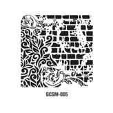 Cadence GCSM-005 25x25 Midi Grunge Stencil