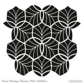 Cadence HHMMS-30 25x25 cm Home Heritage Modern Midi Stencil