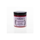 Cadence Kırmızı Dekoratif Rölyef Pasta 250ml