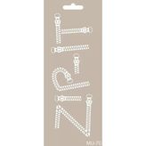 Cadence MU70 10x25 cm Mix Media Stencil Şablon