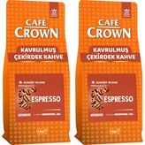 Cafe Crown Çekirdek Kahve 2X1KG (Medium Roast, Sunset Blend,espresso) - 2 kg
