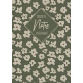 Cahier de Notes de l'Enseignant - Fleurs Kaki: Relevé de notes et de compétences pour prof | Format A4 | Carnet de cotes du professeur | Cahier de bord grand format | 10 classes et plus | 35 élèves