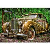 Cakapuzzle Ormanda Terkedilmiş Rolls Royce 120 Parça Ahşap Puzzle