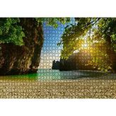 Cakapuzzle Saklı Sahilde Günbatımı 120 Parça Ahşap Puzzle