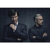 Cakapuzzle Sherlock Holmes ve Dr Watson 120 Parça Ahşap Puzzle