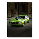 Cakatablo Ahşap Tablo Amc Gremlin Yeşil Araba