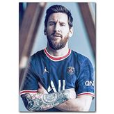 Cakatablo Ahşap Tablo Messi PSG Forma Afiş