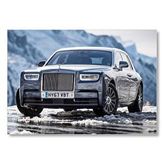 Cakatablo Rolls Royce Hayalet Araba Görseli Mdf Ahşap Tablo