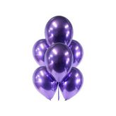 Cakes&Party Latex Krom Balon 10'lu Mor - 10 Adet