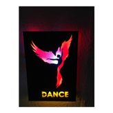 Çakra Dans Temalı Led Işıklı Ahşap Tablo 50X35Cm