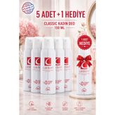 Caldion 150 ml Classic Kadın Deodorant 5 1 Set.