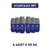 Caldion Men Antiperspirant Deo Roll-On, 50 ml, 6 Adet Set