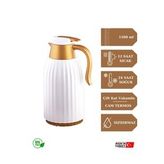 Caldo Class 1.5 Lt Cam Oluklu Termos Gold-Beyaz