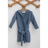 Caline Baby 2 Katlı Premium %100 Pamuk Rahat Bebek Gömlek| Unisex | 1-2 Yaş | Beyaz - Mat Mavi - 5 - 6 Yaş